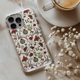 Case-Mate iPhone Case Pays Ouest Noël Floral Cerf Tête Crâne