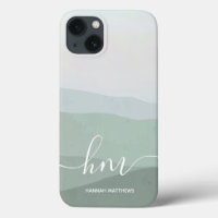 Paysage Abstrait de la Montagne Verte