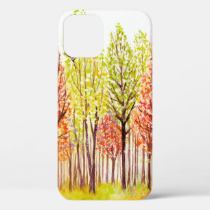 Case-Mate iPhone Case Paysage aquarelle avec arbres d'automne