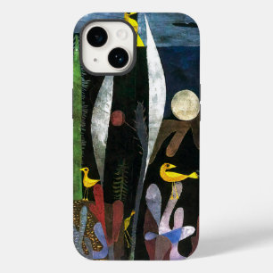 Coque Pour iPhone 14 Paysage aux oiseaux jaunes Paul Klee