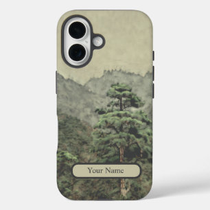 Coques iPhone 16 Paysage d'aquarelle Lonely Pine