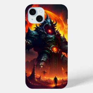 Coque iPhone 15 Mini Paysage de feu et de soufre 3