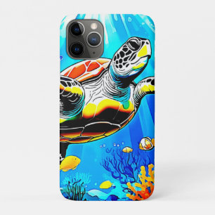 Case-Mate iPhone Case Paysage de rêve de tortue marine vibrant