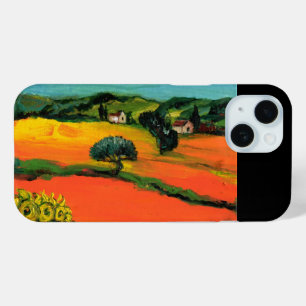 COQUE POUR iPhone 15 PAYSAGE DE TOSCANE AVEC DÉBORDEMENT