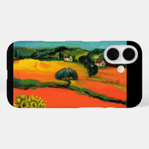 COQUES iPhone 16 PAYSAGE DE TOSCANE AVEC DÉBORDEMENT