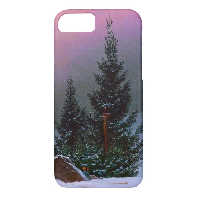 Coques Case-Mate iPhone Paysage d'hiver Caspar David Friedrich (Dos)