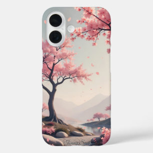 Coques iPhone 16 Paysage Dreamy Cherry Blossom
