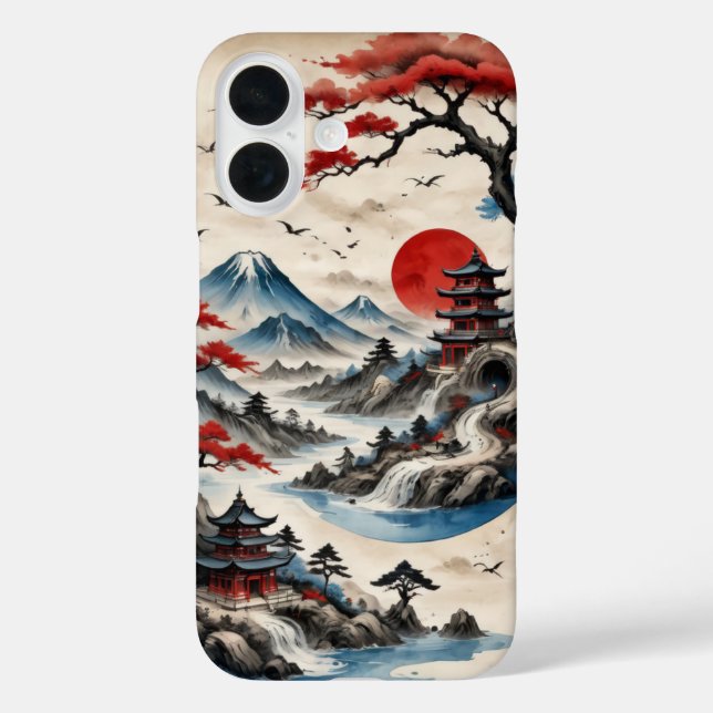 Coques Case-Mate iPhone Paysage du Japon ancien Kyoto période couverture (Verso)