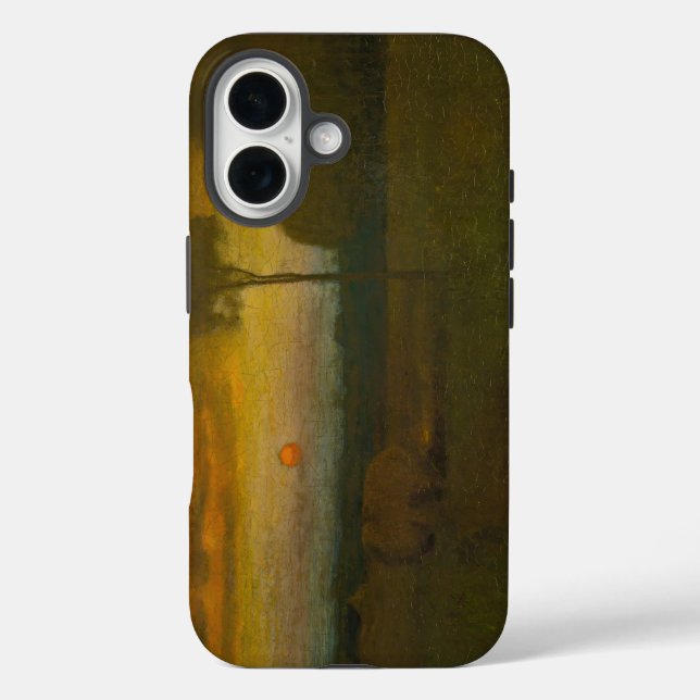 Coques Case-Mate iPhone Paysage du soir par George Inness (1889) (Verso)