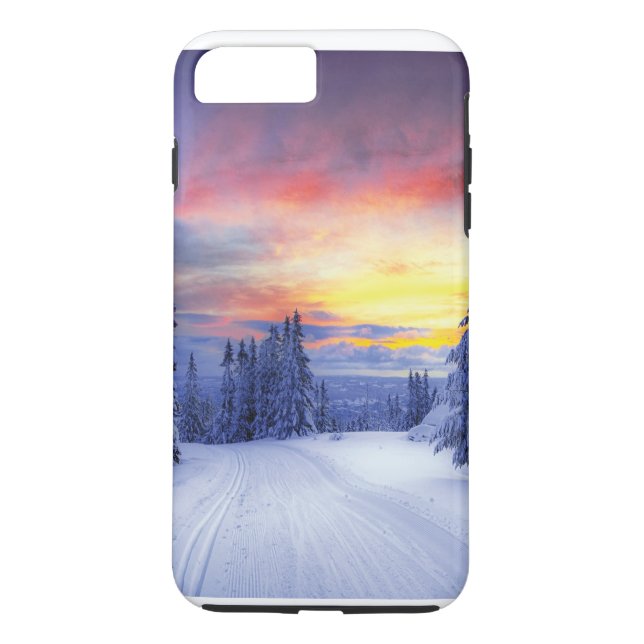 Coques Case-Mate iPhone Paysage hivernal (Dos)