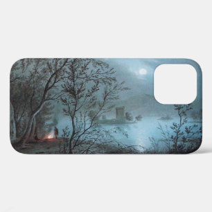 ETUI iPhone Case-Mate PAYSAGE NOCTURNE ROMANTIQUE EN BLEU