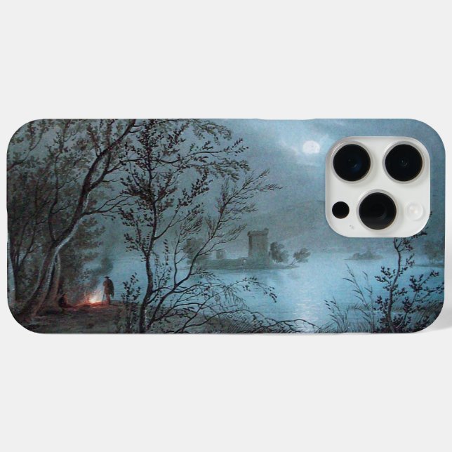 COQUES Case-Mate iPhone PAYSAGE ROMANTIQUE NOCTURNE EN BLEU (Verso (horizontal))