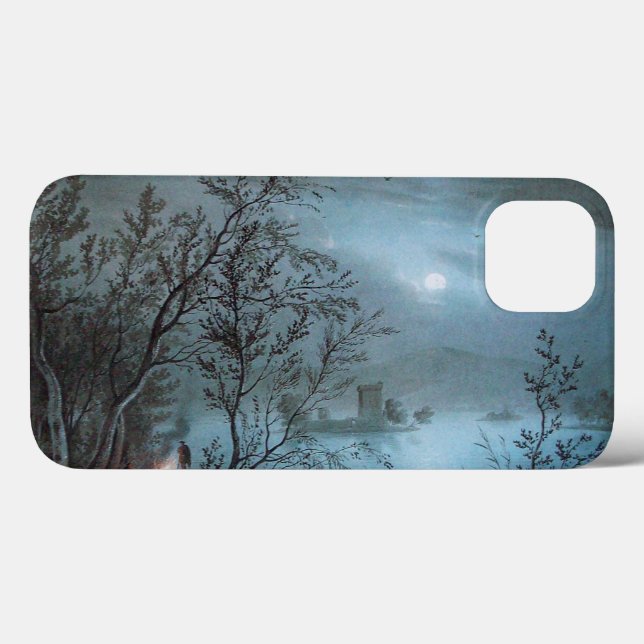 COQUES Case-Mate iPhone PAYSAGE ROMANTIQUE NOCTURNE EN BLEU (Verso (horizontal))