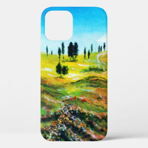 COQUES POUR iPhone PAYSAGE TOSCANE AVEC POPIES