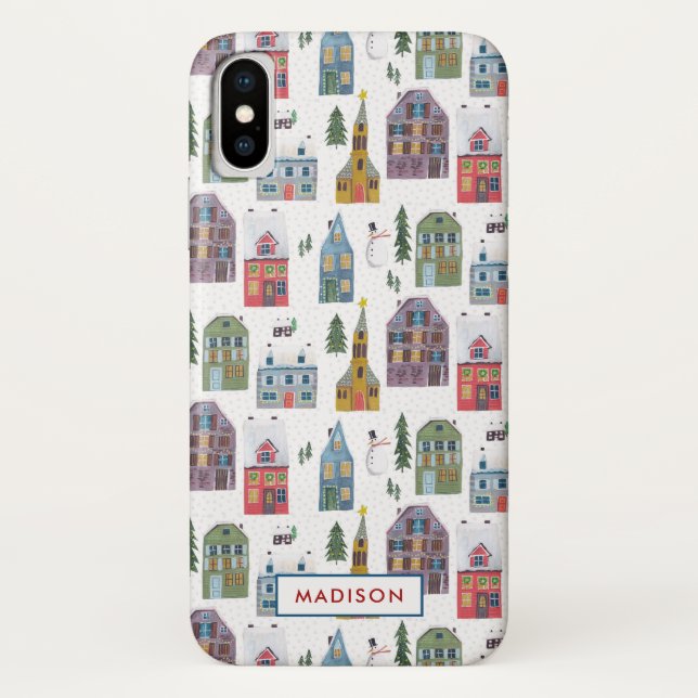 Coques Case-Mate iPhone Paysages d'hiver | Noël | (Dos)