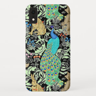 Case-Mate iPhone Case Peacock Art Nouveau Impression, Turquoise & Neutra