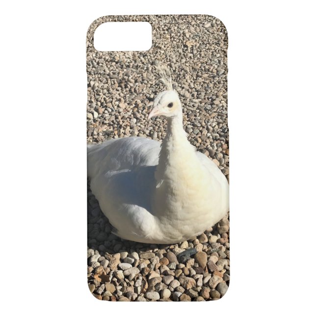 Coques Case-Mate iPhone Peacock Blanc, Idaho (Dos)