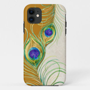 Coque Case-Mate Pour iPhone Peacock Feathers Royal Damask Personnalisé Names