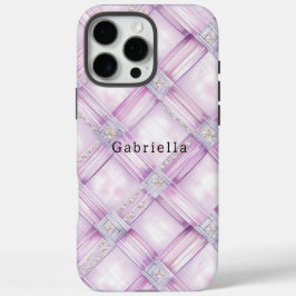 Coques iPhone 16 Pro Max Pearl violet rose