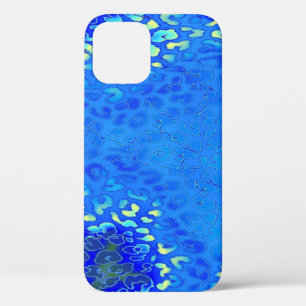 Case-Mate iPhone Case Peau Empreinte de léopard bleue rétro