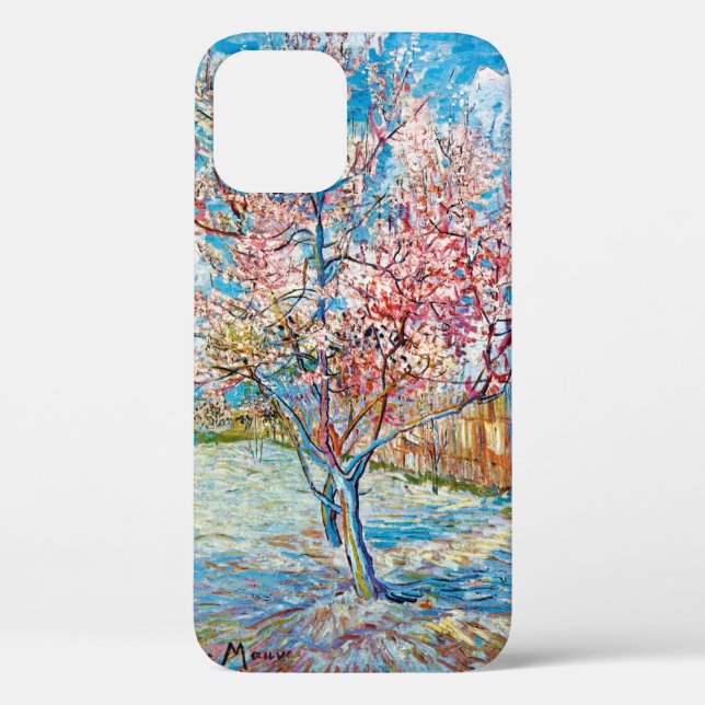 Coques Case-Mate iPhone Pêche à fleurs, Van Gogh (Verso)