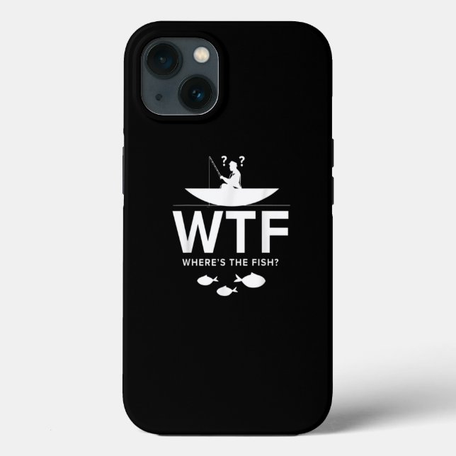 Coques Case-Mate iPhone Pêche amusante où est le pêcheur de poisson (Verso)