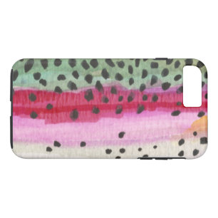 Coque iPhone 8 Plus/7 Plus Pêche de mouche à truite arc-en-ciel