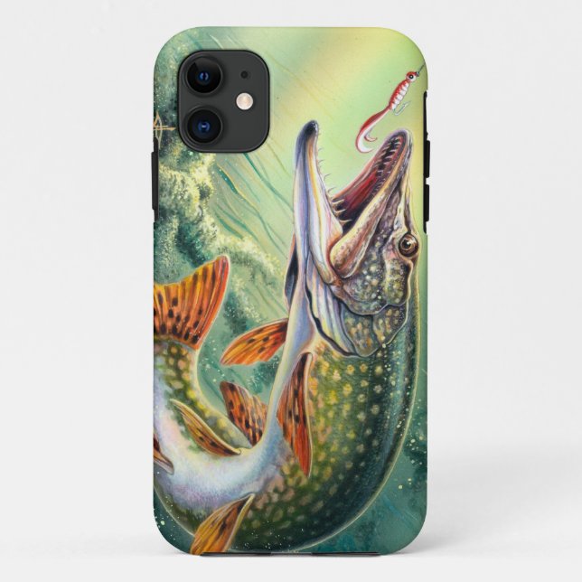 COQUES Case-Mate iPhone PÊCHE DE PIKE (Dos)