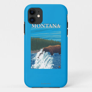 Case-Mate iPhone Case Pêche d'ours en rivière - Montana