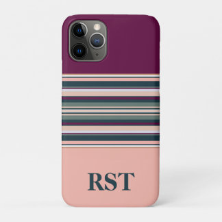 Case-Mate iPhone Case Pêche et bandes vertes