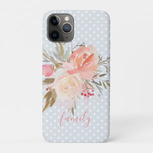 Case-Mate iPhone Case Pêche moderne et florale rose