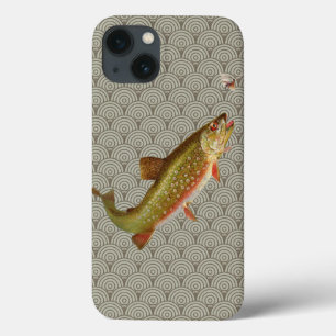 Case-Mate iPhone Case Pêche vintage à la truite arc-en-ciel