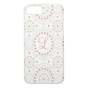 Case-Mate iPhone Case Pêcher Floral Mandala Téléphone initial