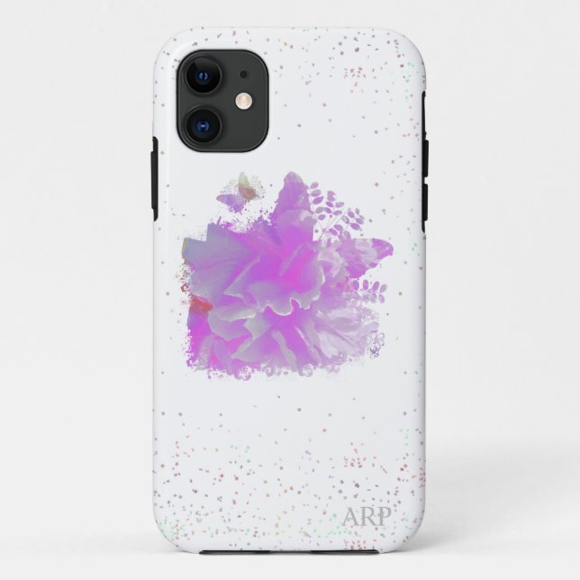 Coques Case-Mate iPhone *~* Peine rose Papillon d'art peintre AR3 (Dos)