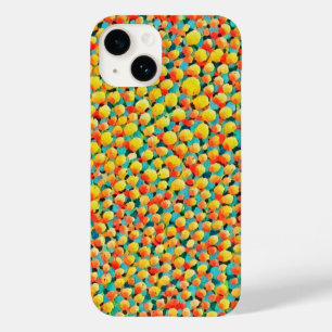Coque Pour iPhone 14 Peinture à ballons géométriques Abstraits colorés
