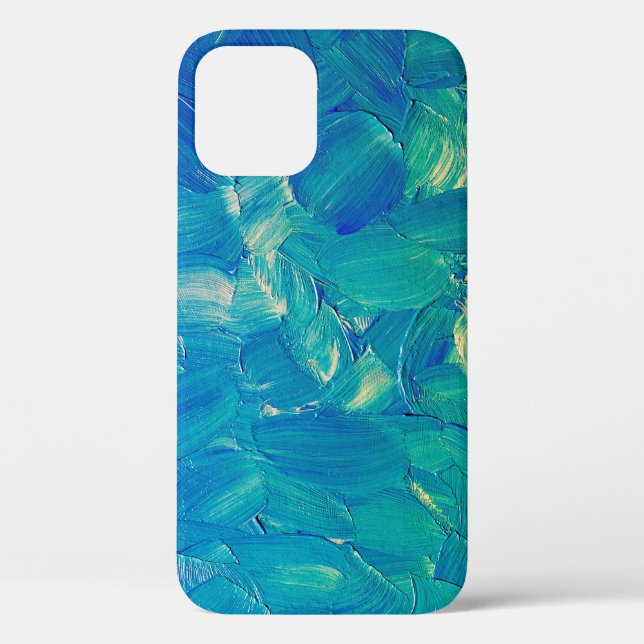 Coques Case-Mate iPhone Peinture à l'huile : Brush Strokes été. (Verso)
