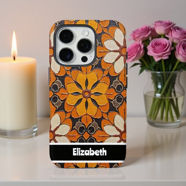 Coques Case-Mate iPhone Peinture à l'huile texturée personnalisable Couver (Créateur téléchargé)