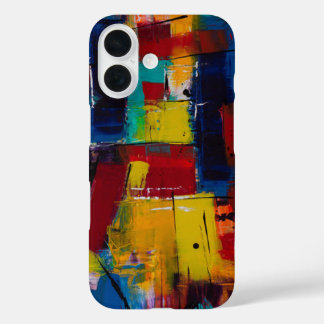 Coques iPhone 16 Peinture Abstraite