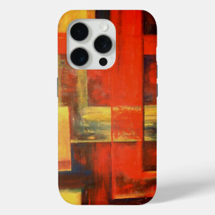 Coque iPhone 15 Pro Peinture Abstraite moderne