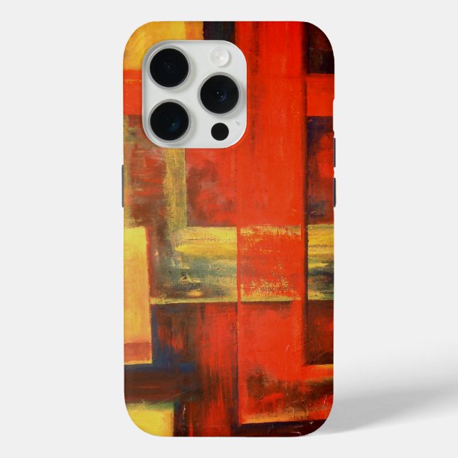 Coques Case-Mate iPhone Peinture Abstraite moderne (Verso)