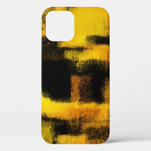 Case-Mate iPhone Case Peinture Abstraite   Noir et jaune