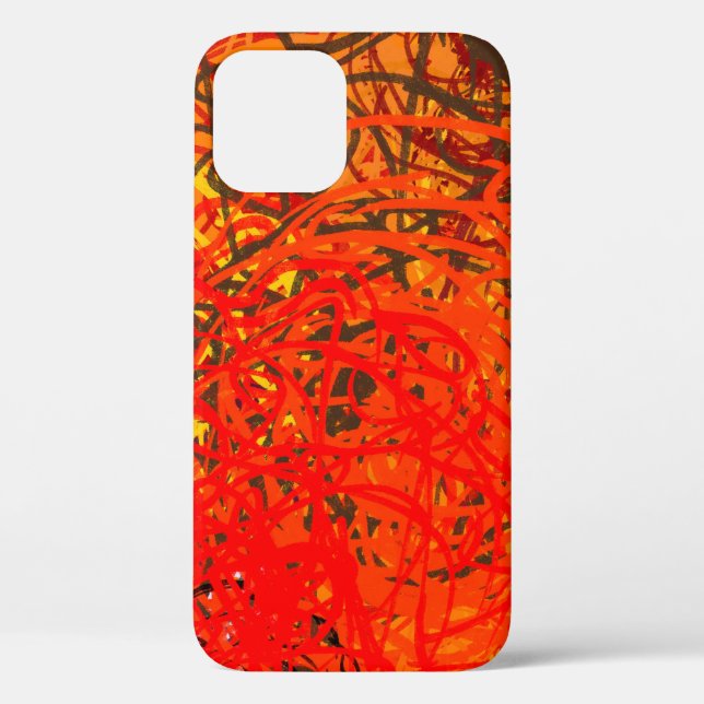 Coques Case-Mate iPhone Peinture Abstraite sur toile. Art fait main. Color (Verso)