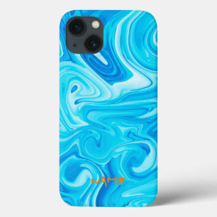 Case-Mate iPhone Case Peinture Bleue NOM Art Moderne Surfer Océan Eau