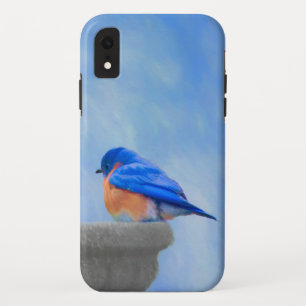 Case-Mate iPhone Case Peinture Bluebird - Art original pour oiseaux