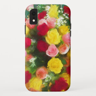 Case-Mate iPhone Case Peinture Bouquet Rose - Jolie Art Fleur Originale