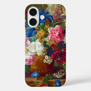 Coques iPhone 16 Peinture classique Vintage Fleurs