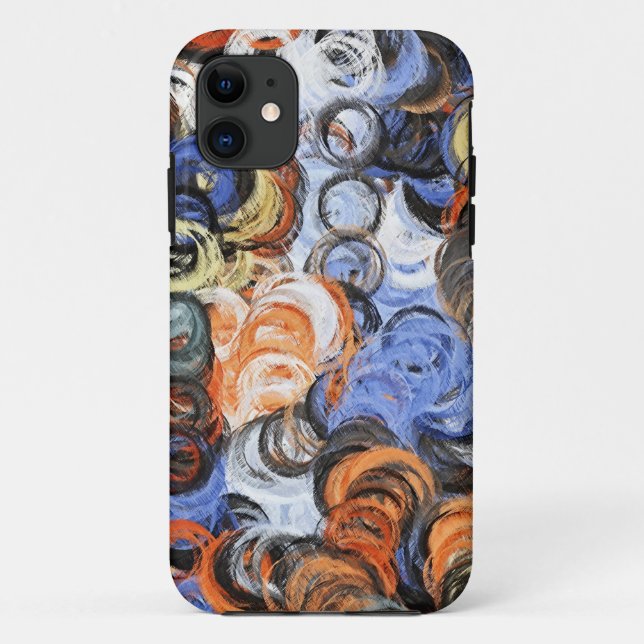 Coques Case-Mate iPhone Peinture d'art Abstraite Couleurs rétro 19 (Dos)