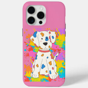 Coque iPhone 15 Pro Max peinture de chien