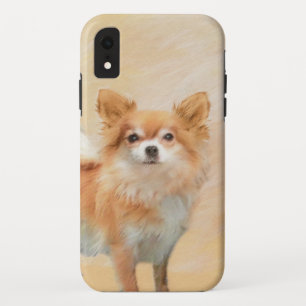 Case-Mate iPhone Case Peinture de Chien Chihuahua à Poils Longs Art Orig