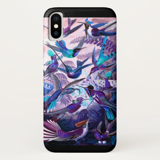 Coques Case-Mate iPhone Peinture de colibris (Dos)
